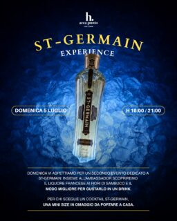 📅 Domenica 5 luglio
St-Germain Experience da Acca Punto.
Un appuntamento dedicato a chi non si accontenta di bere qualcosa, ma vuole sapere cosa c’è dentro il bicchiere.
Dalle 18:00 alle 21:00, insieme all’ambassador St-Germain, scopriremo da vicino il liquore francese ai fiori di sambuco: ingredienti, storia e il modo migliore per gustarlo in un drink.
E per chi sceglierà un cocktail St-Germain, una mini size in omaggio da portare a casa.
Taste it. Know it. Take it home. 🍸
📍 Piazza Archimede 4/5, Siracusa
